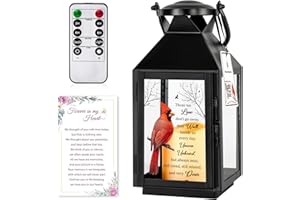 HN HAIINAA Memorial Lantern Sympathy Bereavement Lantern for Loss of Loved One Memorial Gifts for Loss of Mother Father Sister Brother Remembrance Gifts