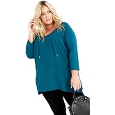 Avenue Women's Plus Size Sheila Mix Media Top