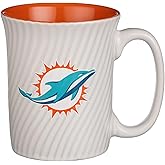 The Memory Company Officially Licensed 15oz Swirl Mug, Miami Dolphins