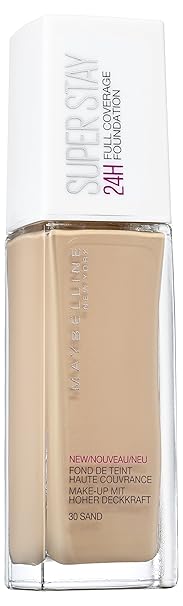 Maybelline Superstay 24H Make-up Nr. 30 Sand 24 Stunden Halt mit hoher Deckkraft für einen frischen, makellosen Teint, wasser