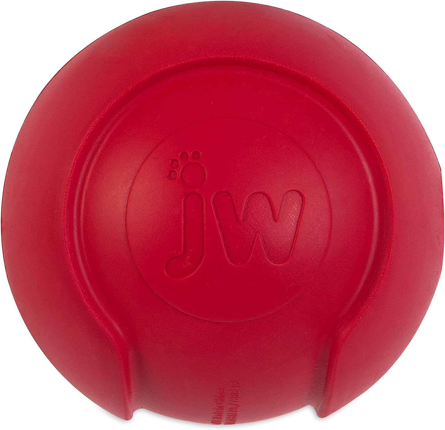 JW Pet iSqueak Bouncin' Baseball Dog Toy, Small (Assorted Colors)