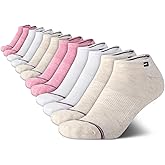 Tommy Hilfiger Womens No Show Socks - 12 Pack Lightweight Athletic Performance Cushioned Running Low Cut Socks for Women