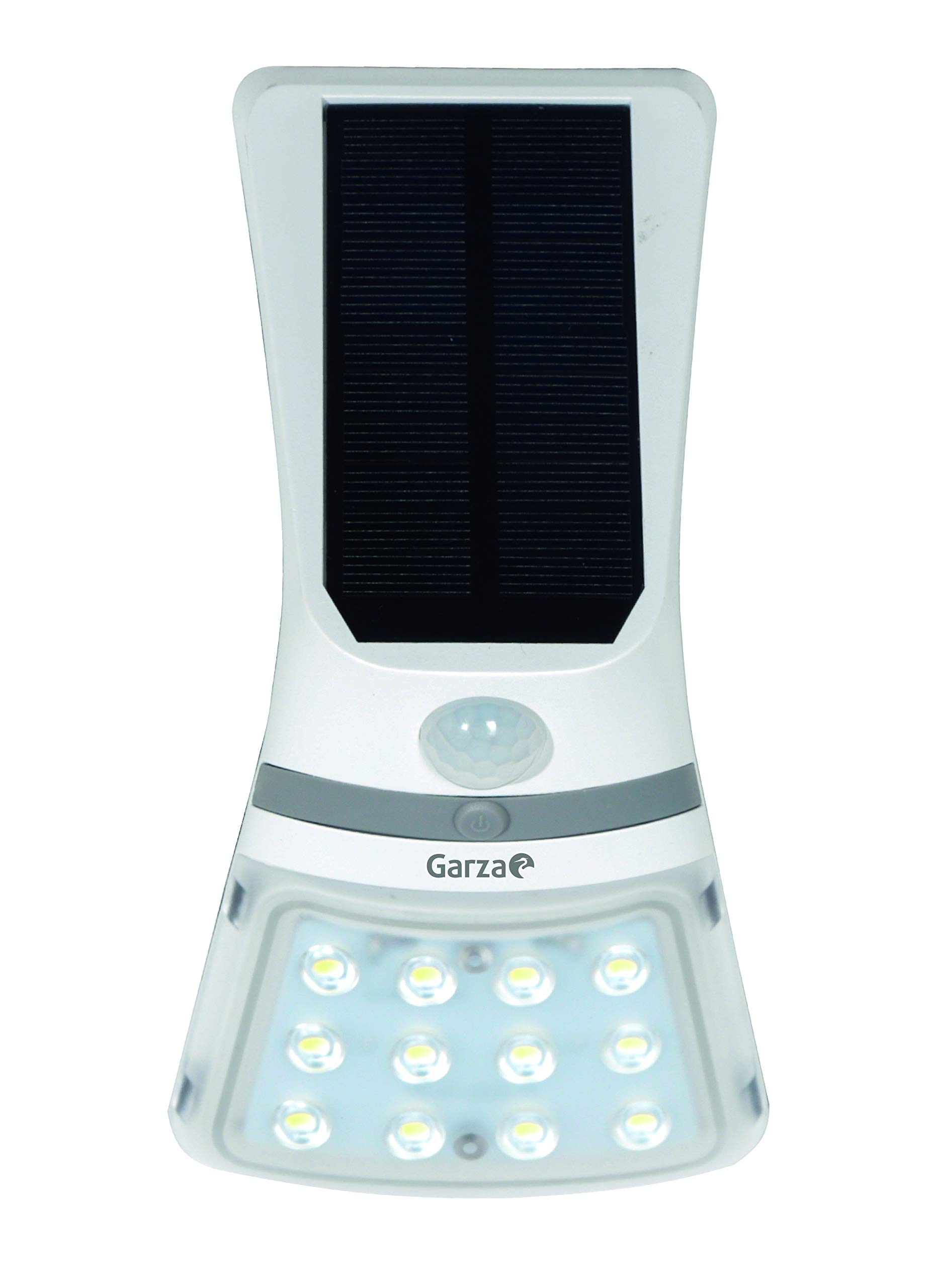 Garza LED Solar Light 1.5W 220lm 6000K with Twilight and Motion Sensor, White