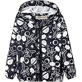 WELAKEN Lightweight Jacket for Girls & Kids Print Water-Resistant Jacket