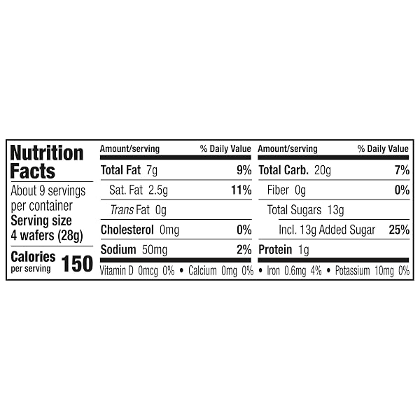 KEEBLER VANILLA SUGAR WAFERS, PANTRY PACK, 8.8 OZ