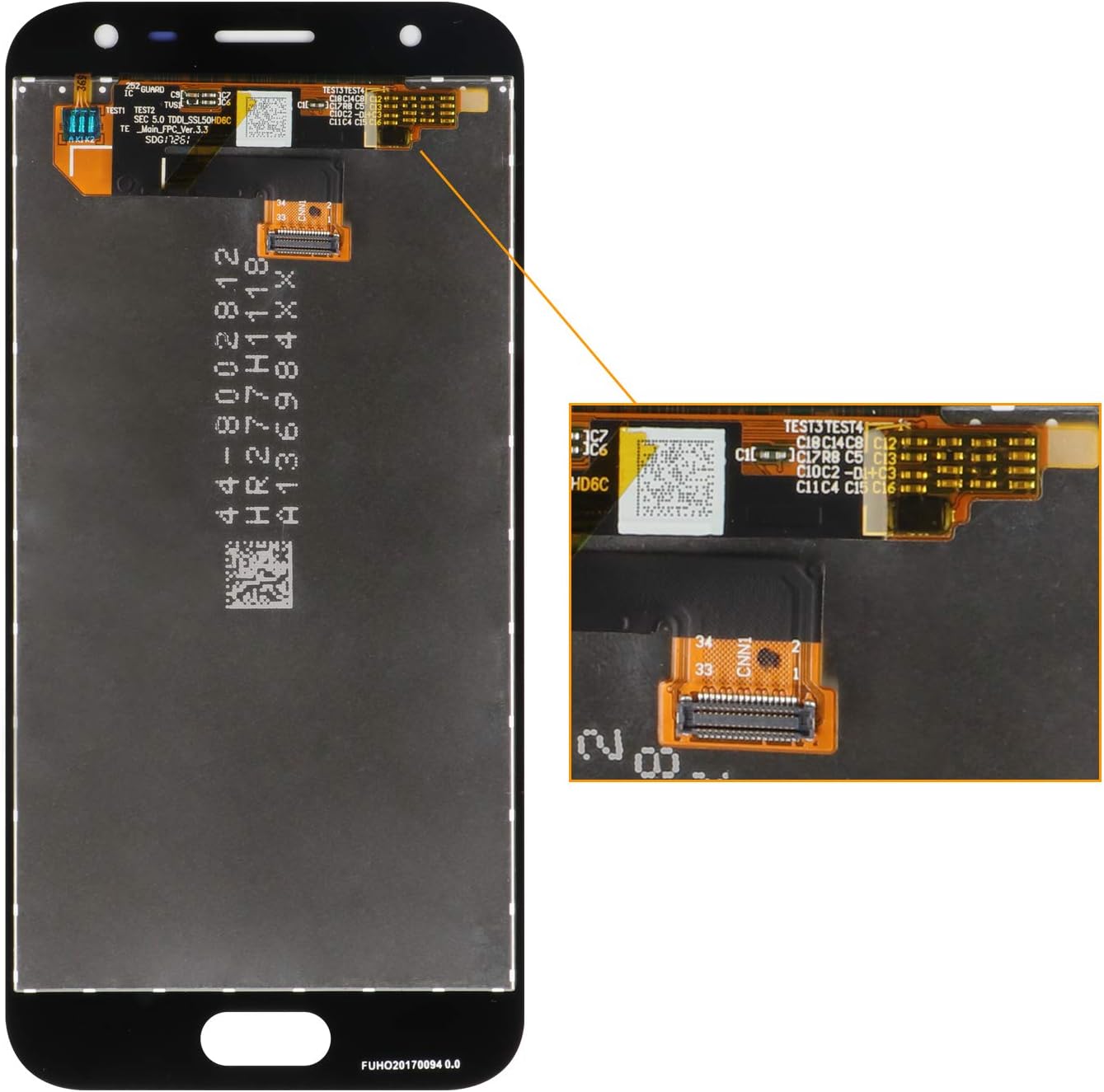 For Samsung Galaxy J3 2017 J330 / J3 Pro 2017 J330 DUOS J330G J330L J330F J330FN J330DS J3300 LCD Screen Replacement Digitizer Glass Assembly Kits(Gold) - Image 5