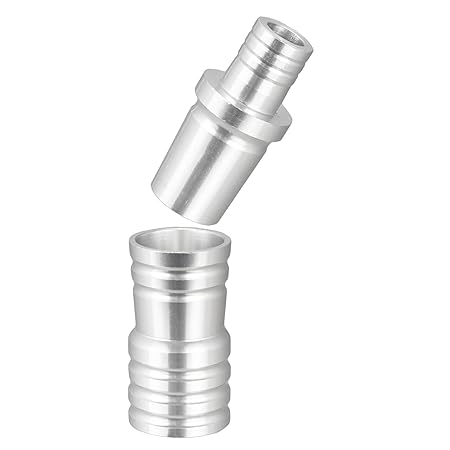 Shisha Schlauchadapter 18/8 Schliff aus Aluminium | Set 2-teilig M16x1 Gewinde | Schlauch Adapter für die meisten Shishas