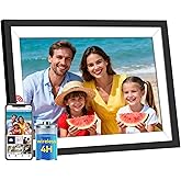 UHALE Battery Power Digital Picture Frame 10.1'' Touch Screen Photo Frame | UHALE ,32G , Builted Battery, 10.1 inch, picture and vedio ,Auto-Rotate,Builted Speaker,Touch Screen,4K,4 Hours, Share Photos