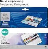 Winsor & Newton Cotman Complete Travel Tin 24 Half Pans Watercolour view 2
