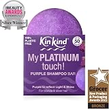 KinKind Purple Shampoo Bar My PLATINUM TOUCH 50g Vegan Blonde Silver White Hair view 7