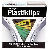 Baumgartens LP0300 Plastiklips Paper Clips, Medium, Assorted Colors, 500/Box