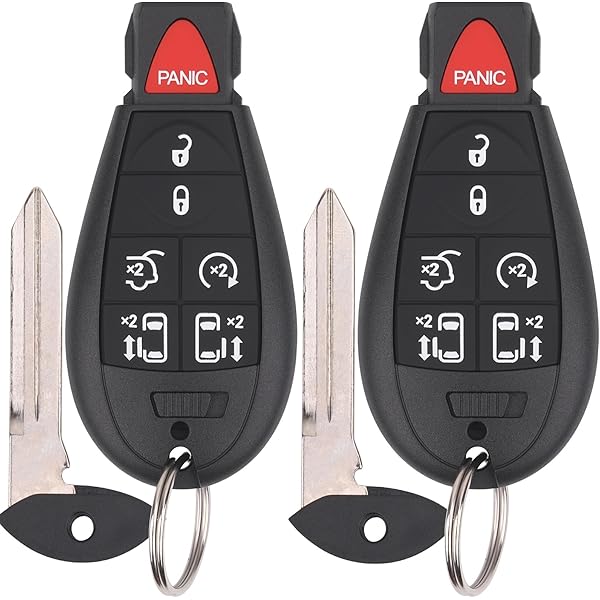 X AUTOHAUX - 2 Llaves De Repuesto Para Dodge Charger Challenger 2019-2022 M3M-40821302 Con Llave De Puerta