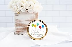 Birthday Cake Favor Stickers - Baby Shower Stickers