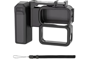 One-piece Lightweight Street Photography Grip for DJI Osmo Nano Camera Quick-Release Street Shooting Handle with Ergonomic Co