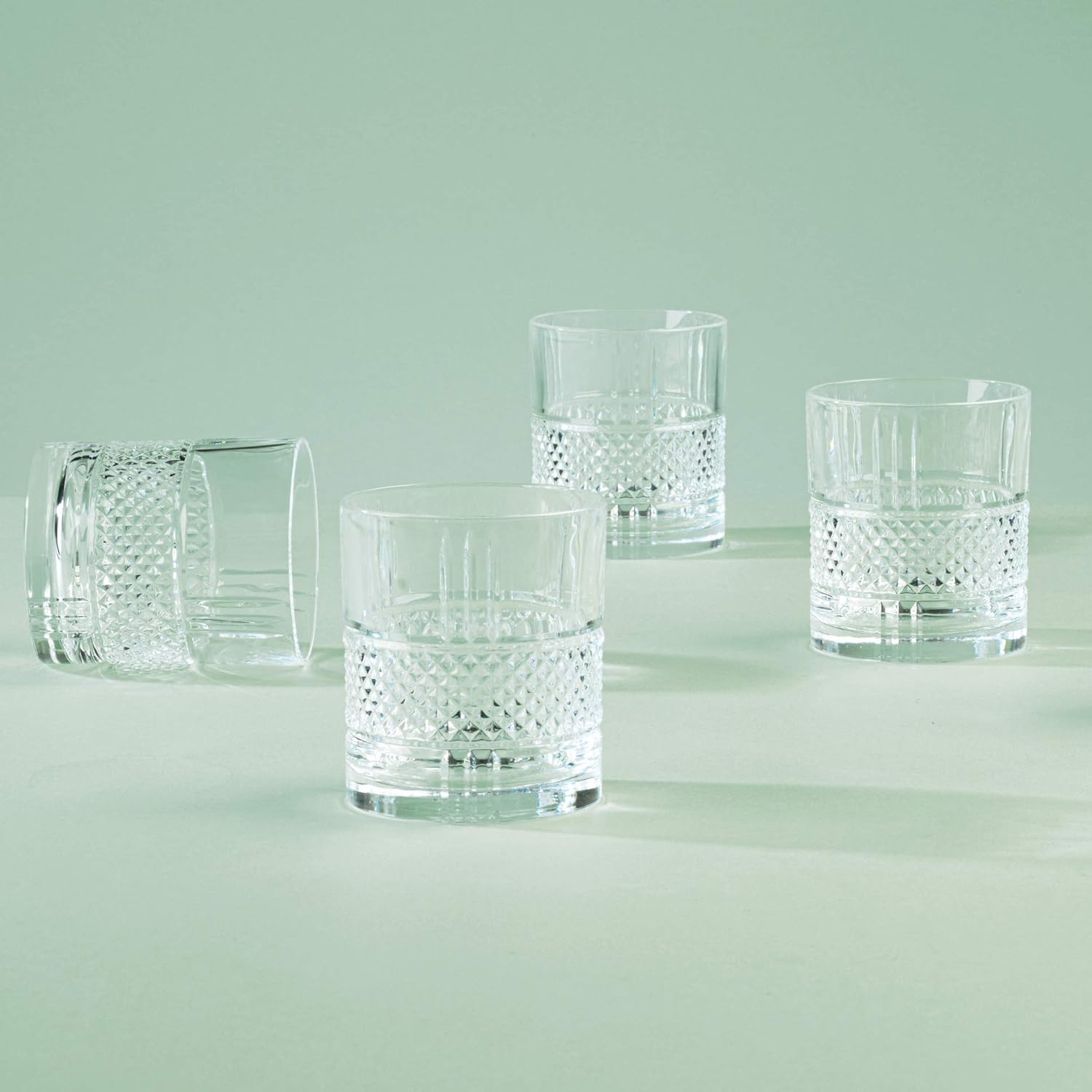 RCR 26720020006 Brillante Short Whisky Glasses, Luxion Crystal Tumblers for Water/Cocktails, 337 ml, Set of 6 - Image 5