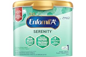 Enfamil A+ Serenity, Baby Formula, Designed for Soft Stools, Omega-3 DHA & Fibre Blend, Reusable Powder Tub, 578g