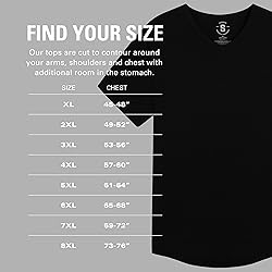 STRONGSIZE V-Neck T-Shirts for Men – Big and Tall