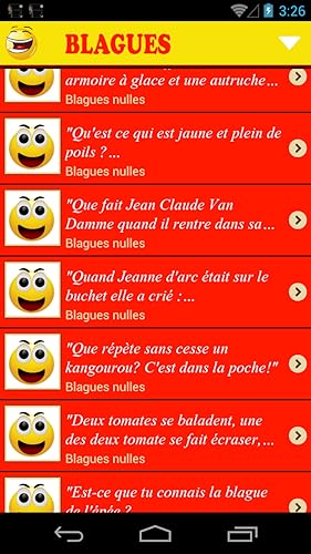 Blagues Meilleur Blague Drole Blague En Serie Blagues Longues Blagues Nulles Blonde Blague De Citation Blague De Chuck Norris Blague Couples Blagues De Fou Amazon Fr Appstore For Android