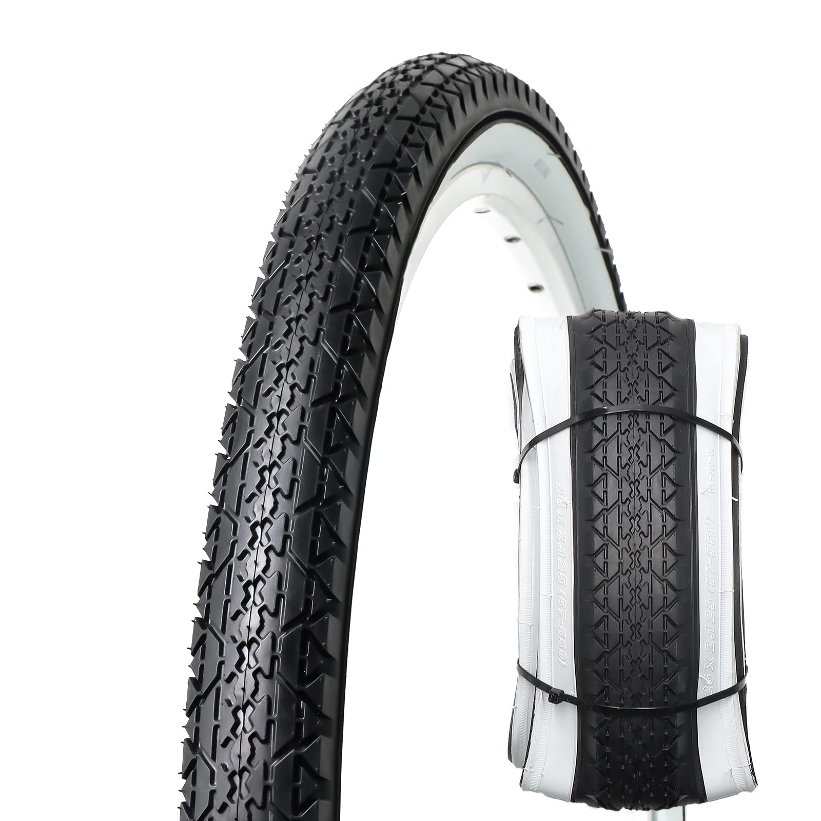 26x2.125 Cruiser Bike Tire: MOHEGIA Folding