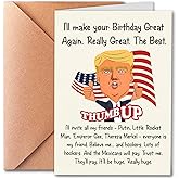 PTRUKD, Funny Birthday Card for Men And Women, Suitable for Him And Her, Unique Birthday Gift for Dad, Mom, Brother, Sister, Friends And Family, (Really Great), Unique Creative.