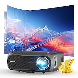 4K Smart Daylight Projector 5G WiFi Bluetooth,1000