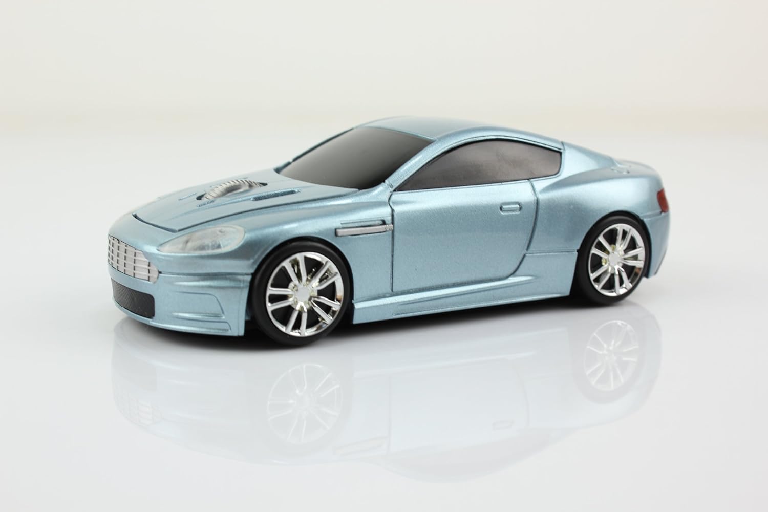 UrChoiceLtd® 2.4GHz Cordless Car Model Wireless Mouse AM Formed Computer Mouse Mice with Nano USB Receiver - Blue - Image 5