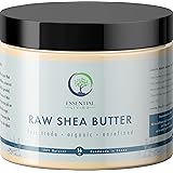 Essential Living: Unrefined Shea Butter - For Raw and Organic Body Butter, Body Scrub, Lotion, Hair Conditioner and Organic S