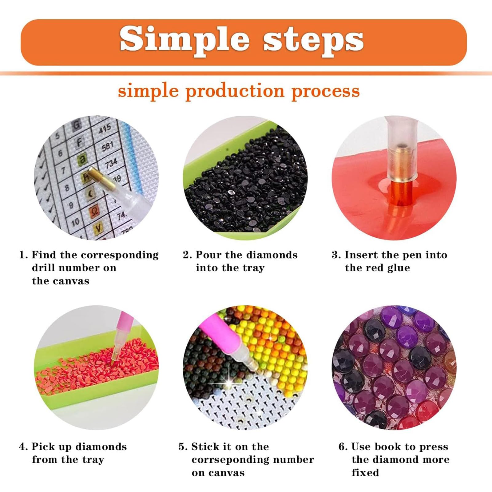 igoodom Skull Diamond Painting Art Kit for Adults Sugar Skull Diamond Art Painting for Beginners Full Drill Round Gem Art Painting for Crafts Home Wall Decor Gift 16x12inch