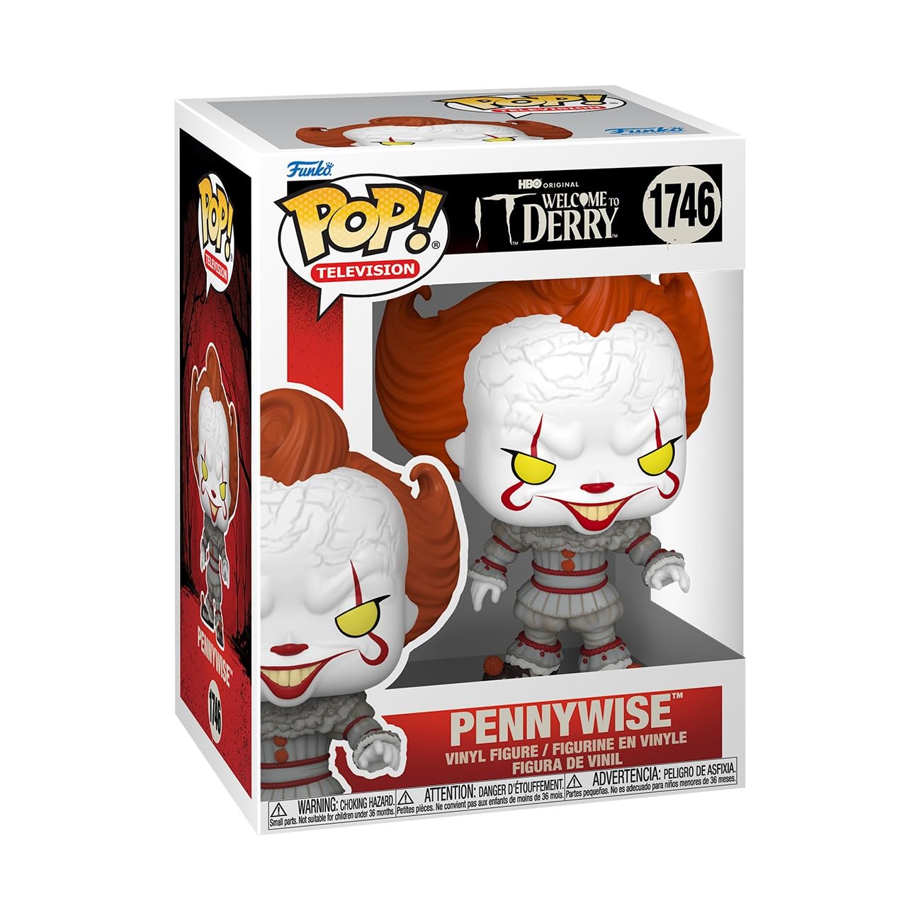 Funko POP! TV: Welcome to Derry – Pennywise - Collectable Vinyl Figure - Gift Idea - Official Merchandise - Toys For Kids & Adults - TV Fans - Model Figure for Collectors and Display