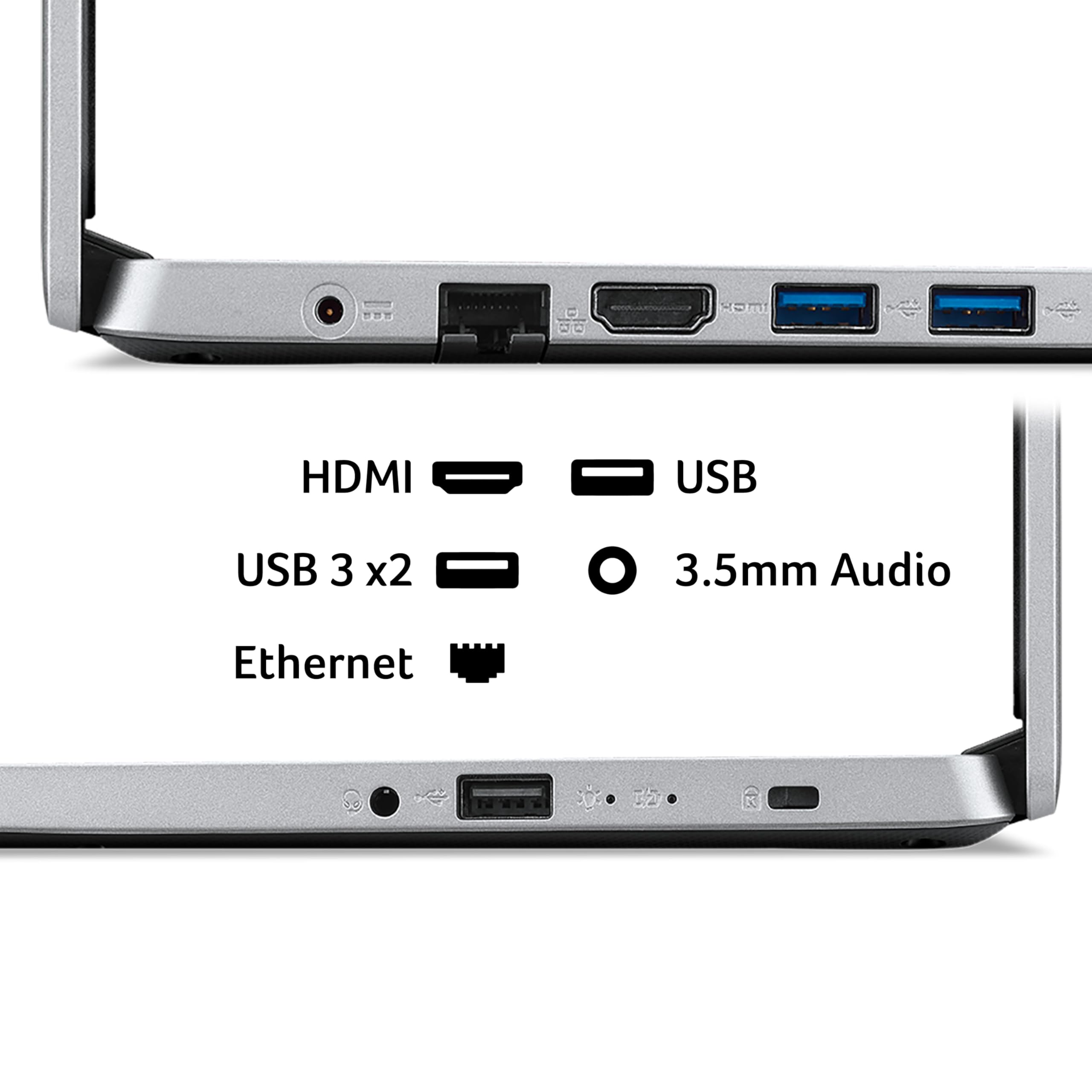 Acer Aspire 1 A114-33 Laptop - Intel Celeron N4500, 4GB, 64GB eMMC, Integrated Graphics, 14