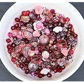Czech Glass Beads – Whisper Pink Color Palette, 50g for Jewelry Making | Professional Beading Supplies