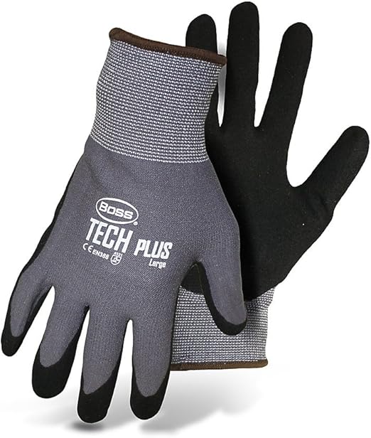 Boss Tech Plus MultiPurpose Assembly Gloves Package Of 12 Pairs X