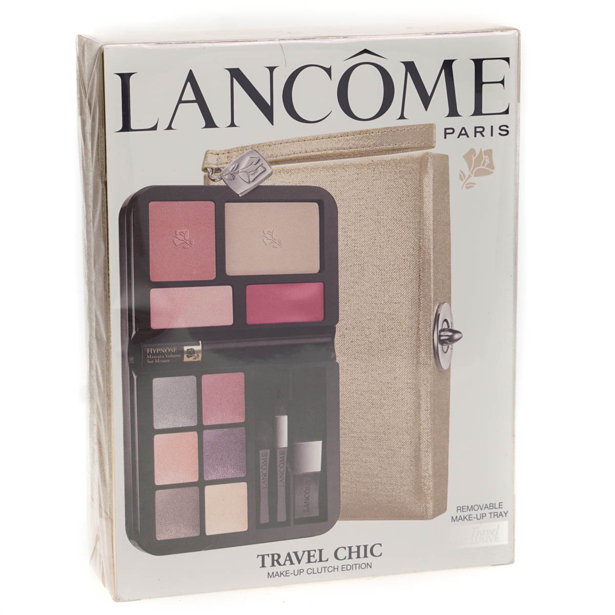 TRAVEL CHIC MAKE UP CLUTCH EDITION SET KIT MASCARA EYESHADOW