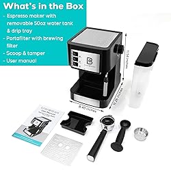 CASABREWS 20 Bar Espresso Machine, Professional