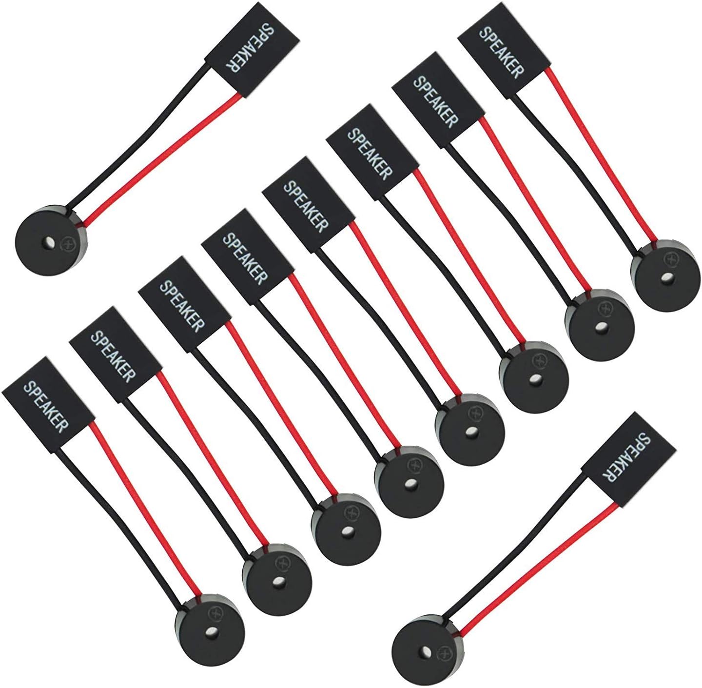 ICQUANZX PC Motherboard Internal Piezo Speaker BIOS Alarm Buzzer for Computer Case DIY (Pack of 10) - Image 3