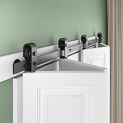 SMARTSTANDARD 72" Bifold Sliding Barn Door Hardware