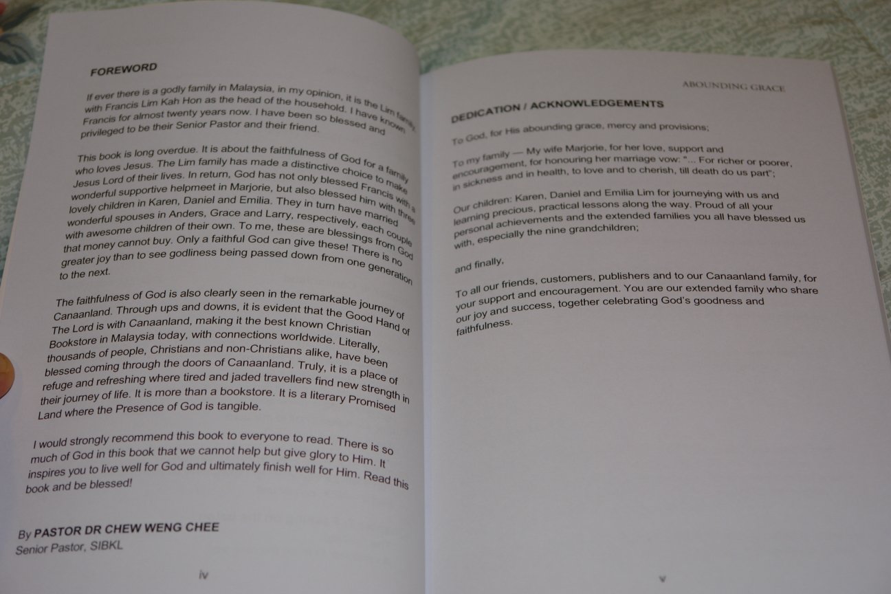 Abounding Grace A Faith That Leaves A Legacy By Francis K H Lim The Founder Of Canaanland Christian Bookstores Malaysia Francis K H Lim 9789839936872 Amazon Com Books Abounding Grace A Faith That Leaves A Legacy By Francis K H Lim The Founder Of Canaanland Christian Bookstores Malaysia Francis K H Lim 9789839936872 Amazon Com Books