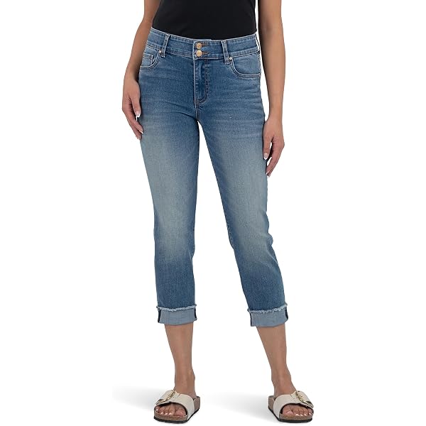 Jean Boyfriend KUT From The Cloth Taille 6 - Occasion Très Bon État - Couleur Bleu