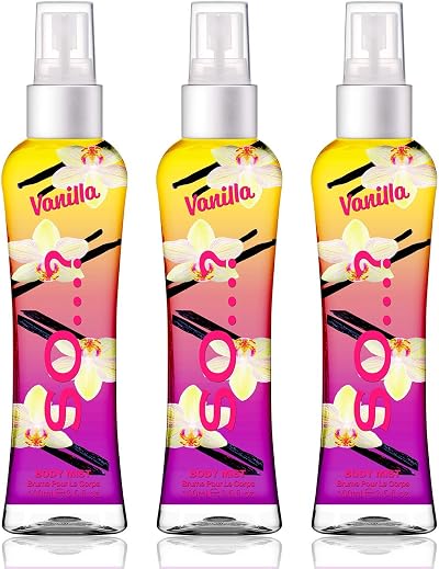 SO…? Body Mist Vanilla Womens Fragrance Spray 100ml Pack of 3