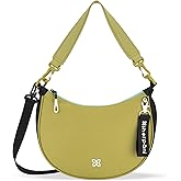 Sherpani Mina, Medium Crescent Bag, Lightweight Half Moon Crossbody Bags, Fashionable Shoulder Bag, Handbag for Women