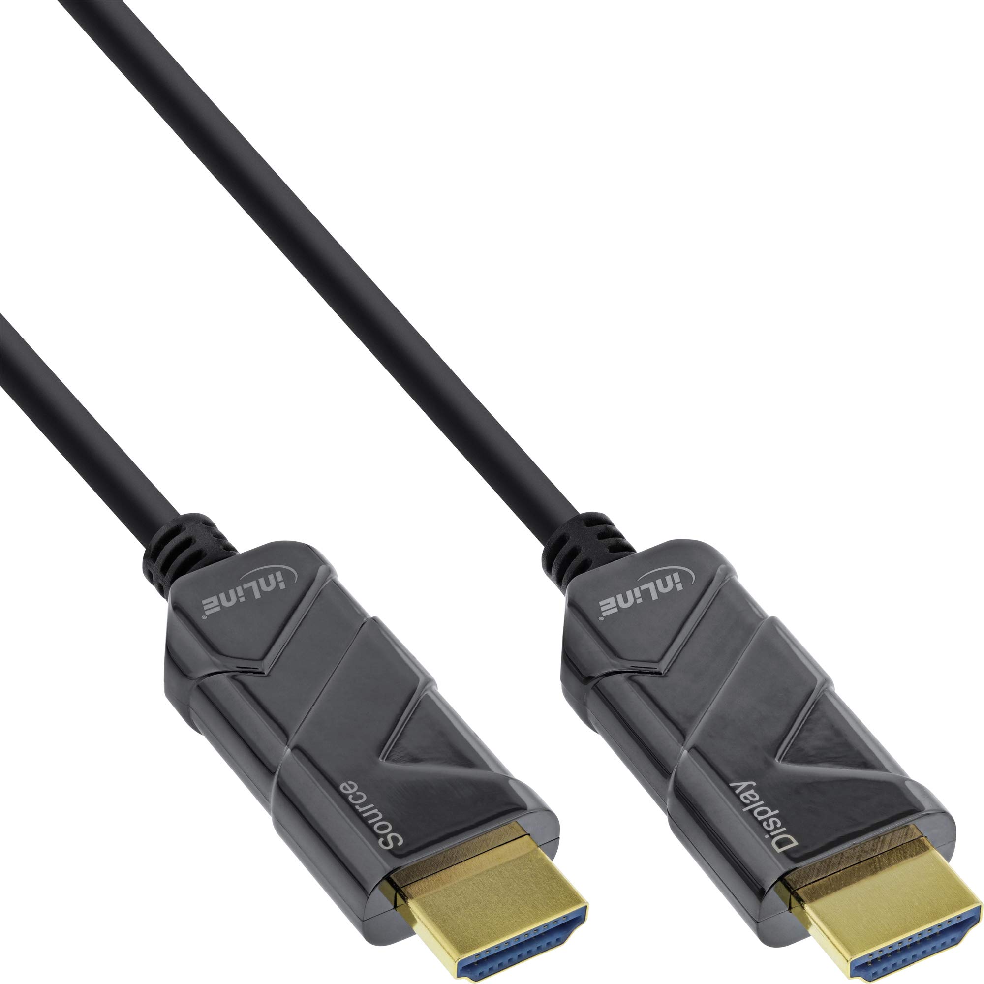 InLine® HDMI AOC Cable, Ultra High Speed HDMI Cable, 8K4K, Black, 40 m