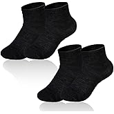 Cutecrop 2 Pairs Alpaca Wool Ankle Socks for Men Women Alpaca Wool Blend Thermal Winter Running Moisture Wicking Hiking