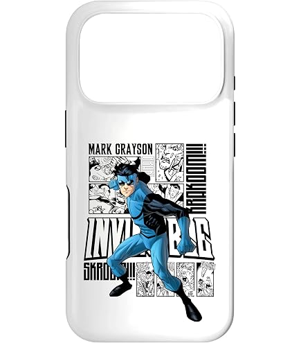 Amazon.com: Invincible Blue Suit Battle Damage Case for iPhone 15