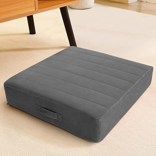 MeMoreCool Square Floor Pillow for Adults and Kids, Large