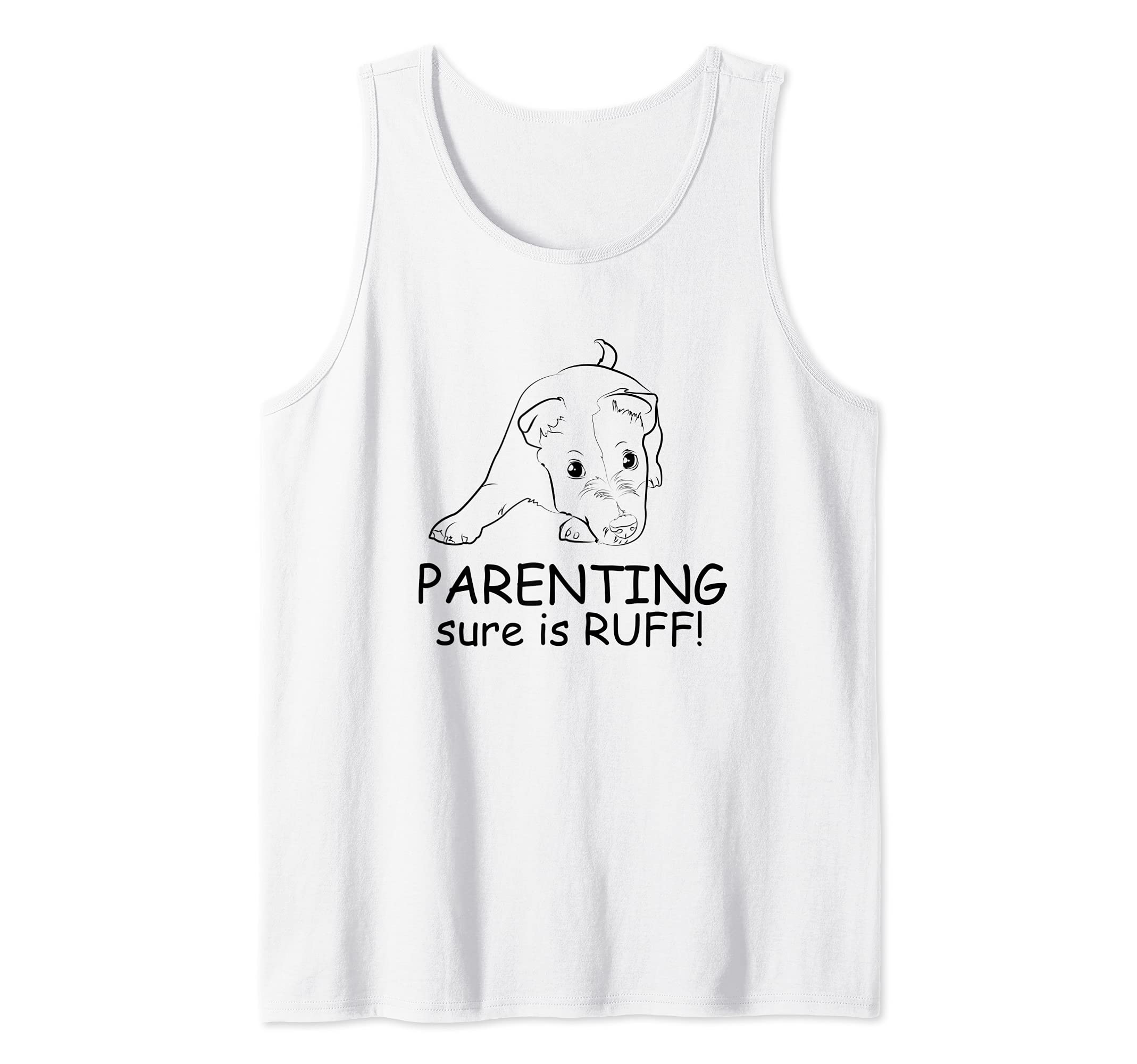 Jack Russell Dog Love-r Cute Funny Dog Mom Tank Top