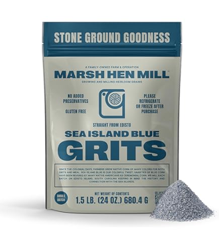 Amazon.com: Marsh Hen Mill Jimmy Red Grits Pure, Gluten Free Old