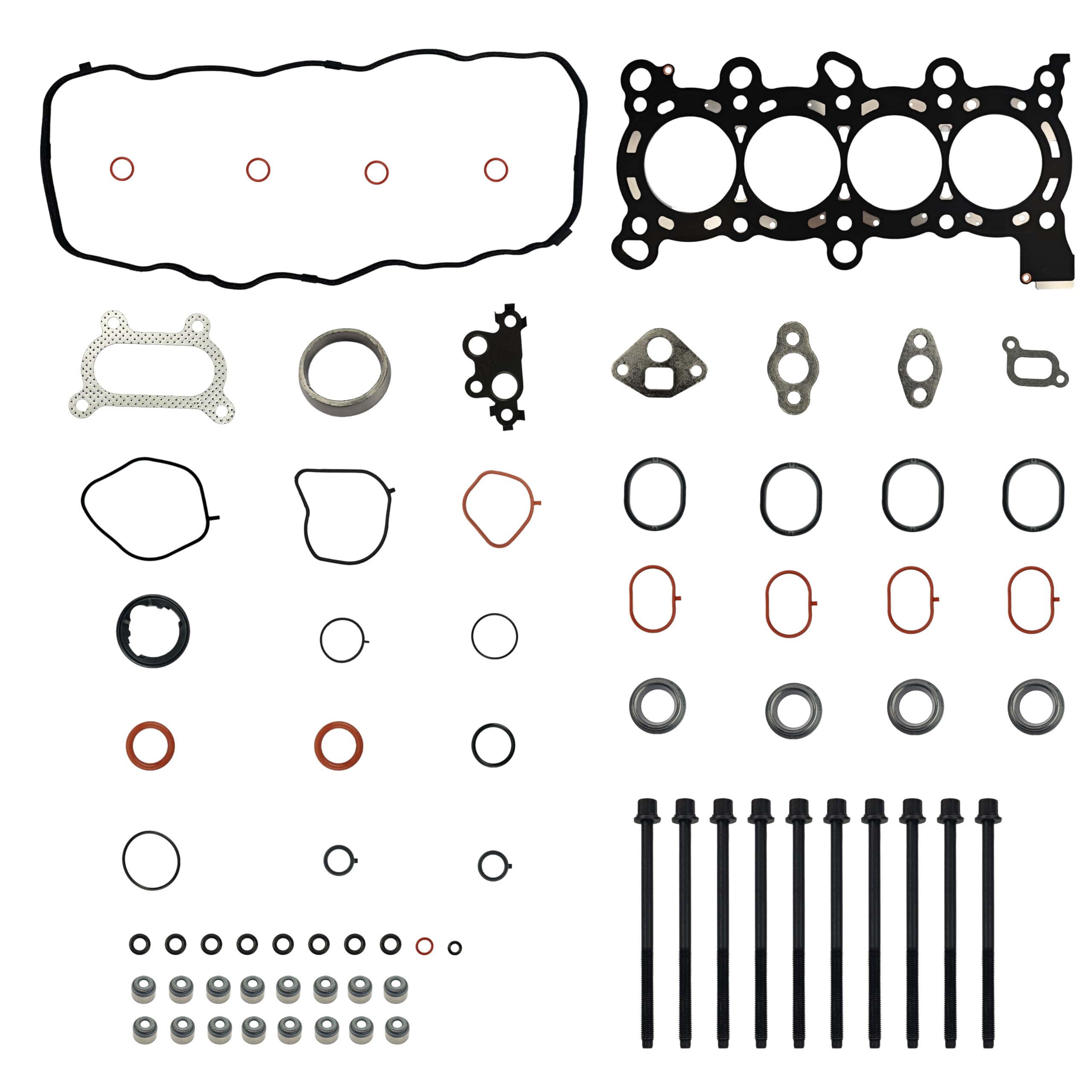 Photo 1 of **FACTORY SEALED**FTMUKF HS26397PT Head Gasket with Head Bolts Set for Honda Civic HR-V 1.8L 2006-2020, for Acura ILX 2.0L2013-2015, L4 R20A5 R18A1 R18Z1 R18A4 R18A9 R18Z9, 12251R60U01 HS54528