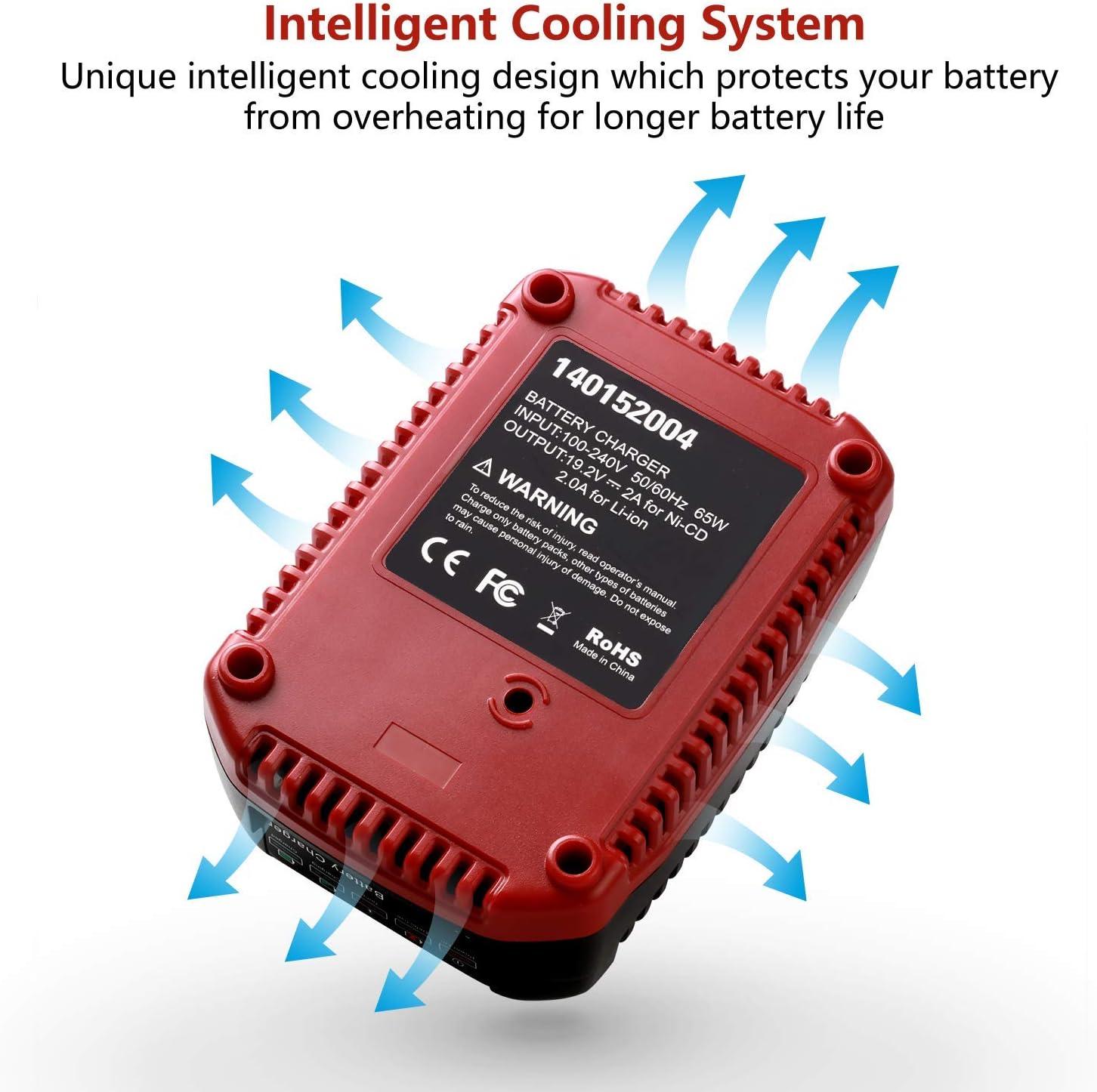 Batteriol 19.2V C3 Battery Charger for Craftsman 19.2V Lithium-ion & NI-CD Battery 11375 11376 130279005 315.PP2011 315.PP2010 Upgraded Dual Chemistry Charger - - 