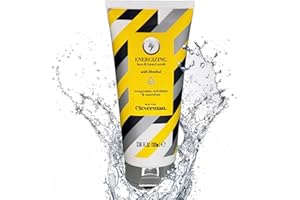 Cleverman Energizing Face and Beard Scrub for Men, 100ml, Menthol-Infused Refreshing and Exfoliating Facial Cleanser, Beard Scrub for All Skin Types