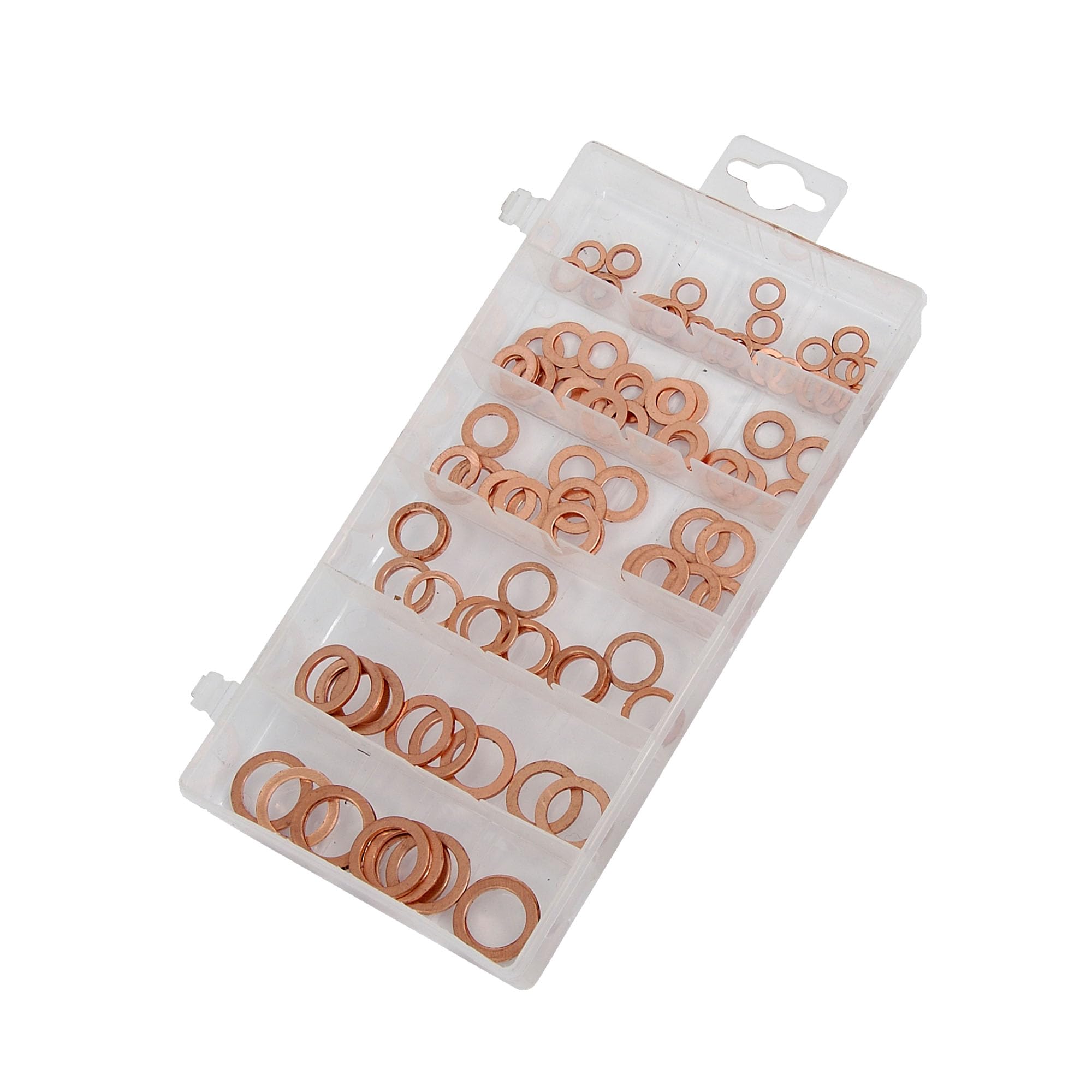 Neilsen CT2922 110pc Copper Washer Set Assorted, Various Sizes, Comprehensive Assortment Box